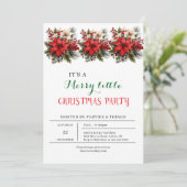 Une joyeuse petite invitation à la fête de Noël (Debout devant)