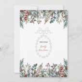 Une joyeuse Petite Invitation Baby shower (Dos)