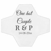 Une lettre initiale de nom de couple chaud date te (Plat)