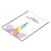 Une licorne a mangé mon carnet drôle de travail (Côté gauche)