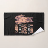 Une Maison Sans Berger Allemand Est Une Maison (Serviette à main)