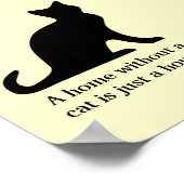 Une maison sans chat n'est qu'une affiche de maiso (Coin)