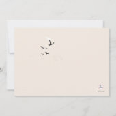 Une marche dans la pluie Bereavement Merci Carte d (Dos)