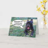 Une meilleure carte de bouledogue bientôt français (Fleur jaune)