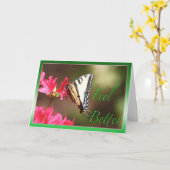 Une meilleure carte de papillon de sensation (Fleur jaune)