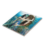 Une mer de carreau de céramique d'amour et de (Côté)