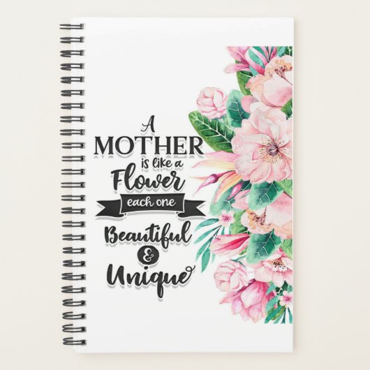 Une mère est comme un cadeau de fleurs, cadeau de (Devant)