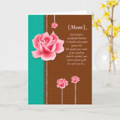 Une merveilleuse mère Elégante carte de fête des m (Fleur jaune)