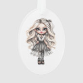 Une mignonne fille Halloween collection de design  (dos)