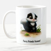 Une Mignonne Mug De Café Cousu Peint 3D