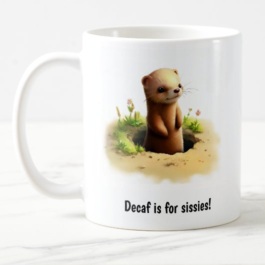 Une Mignonne Mug De Café Peint En 3D