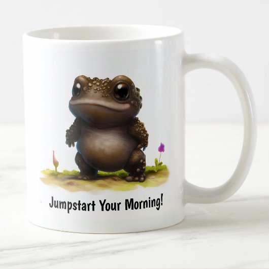 Une Mignonne Mug De Café Toad Peint En 3D