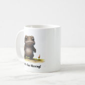 Une Mignonne Mug De Café Toad Peint En 3D (Devant gauche)
