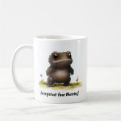 Une Mignonne Mug De Café Toad Peint En 3D (Gauche)