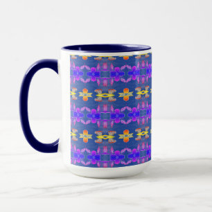 Une Mignonne Petite Mug De Café À Pattes Florales