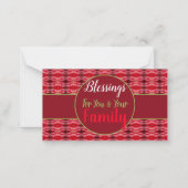 Une Mini Carte Note Super Sweet Christmas Holiday (Dos)