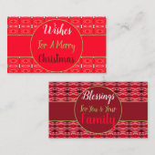 Une Mini Carte Note Super Sweet Christmas Holiday (Devant / Derrière)