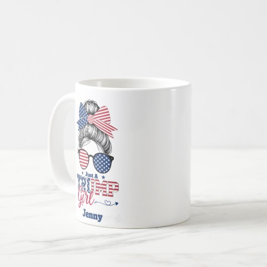 Une Mug à café Trump (Devant gauche)
