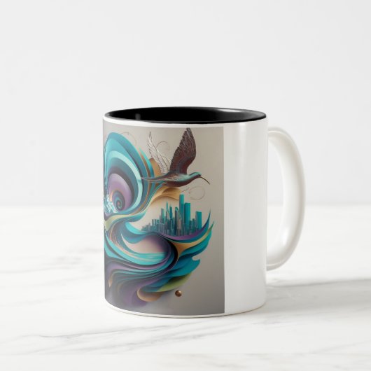 Une Mug au café (Devant droit)