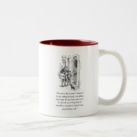 Une Mug Carol de Noël (Droit)