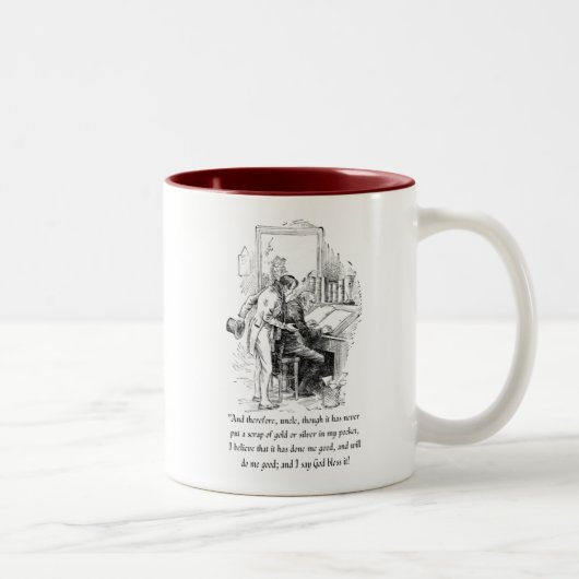 Une Mug Carol de Noël (Droit)