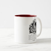 Une Mug Carol de Noël (Devant droit)