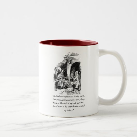 Une Mug Carol de Noël (Droit)