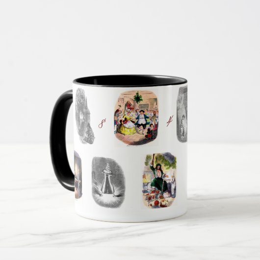 Une Mug Carol de Noël (Devant gauche)