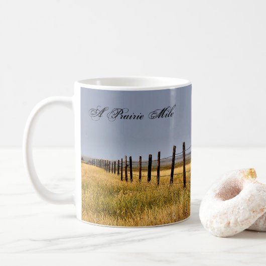 Une Mug De Café De Prairie Mile (Avec donut)