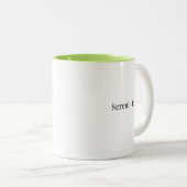 Une Mug de thé minimaliste (Devant droit)