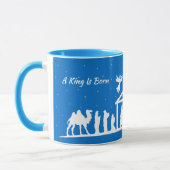 Une naissance royale - Mug Scène de Nativité (Gauche)