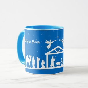 Une naissance royale - Mug Scène de Nativité