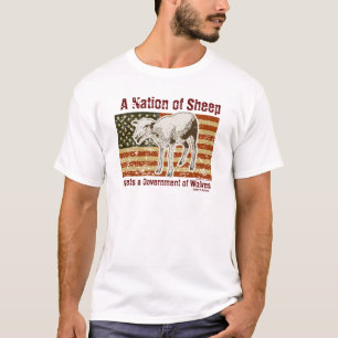 Une nation de T-shirt de moutons