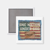 Une nation sous Dieu - Magnet (Recto/Verso)