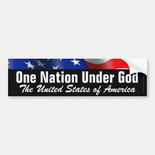 Une nation sous Dieu, Sticker de pare-chocs patrio
