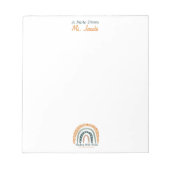 Une Note Du Bloc-Notes Inspiré De L'Enseignant Arc (Devant)