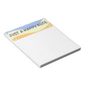 Une note heureuse - bloc-notes (Incliné)