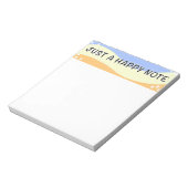 Une note heureuse - bloc-notes (Tourné)