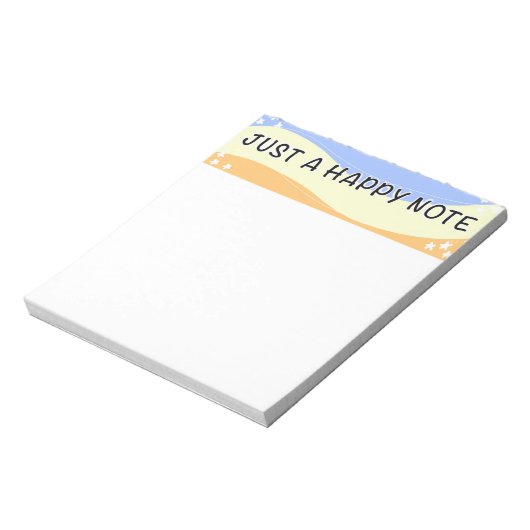 Une note heureuse - bloc-notes (Tourné)