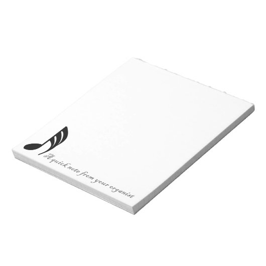 Une note rapide de votre bloc-notes organisateur (Tourné)