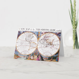 Une Nouvelle Carte De La Carte De Voeux Terraque G