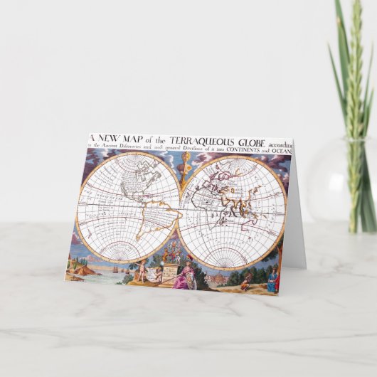 Une Nouvelle Carte De La Carte De Voeux Terraque G (Devant)