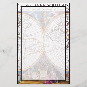 Une Nouvelle Carte De La Papeterie Terraqueuse Glo