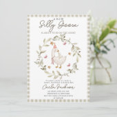 Une nouvelle invitation à la fête du Baby shower d (Debout devant)