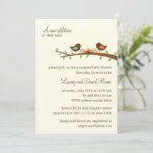 Une nouvelle invitation au Baby shower des oeufs (Debout devant)