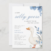 Une nouvelle invitation de Baby shower de garçon d (Devant)