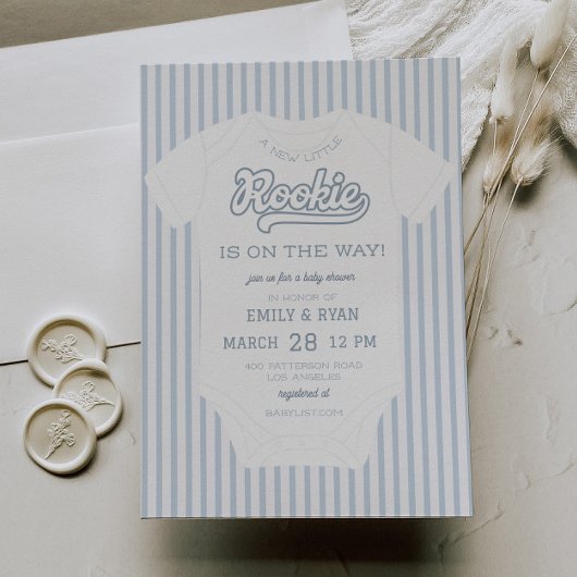 Une nouvelle invitation de Baby shower de petits c