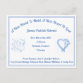 Une nouvelle main pour tenir Faire-part de naissan (Devant)