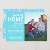 Une nouvelle maison pour la carte de vacances (Devant / Derrière)