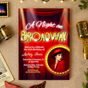 Une nuit à Broadway avec invitation photo